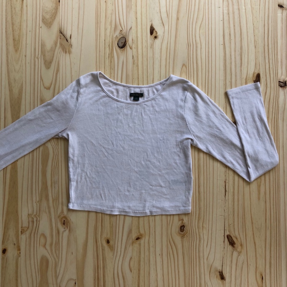 Long sleeve crop top